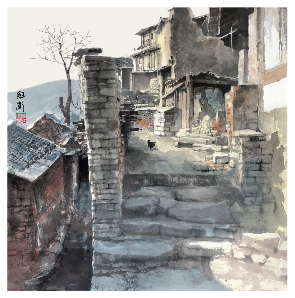 陈红卫北方民居写生作品集